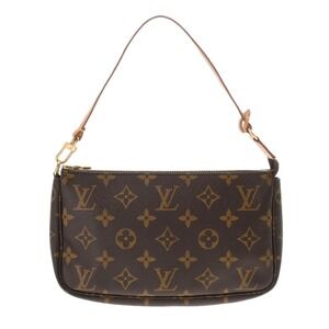Louis Vuitton Monogram Canvas Pochette Accessoires Brown Accessory